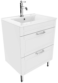 Iddis Тумба с раковиной Oxford 60 белая – фотография-1